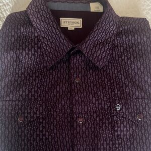 Stetson western shirt with all the classic details. Worn only one time